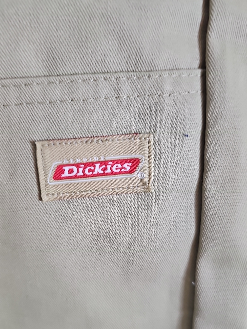 Dickies Boys Khaki Work Pants - Classic Fit - Picture 5 of 9